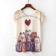 Load image into Gallery viewer, KaiTingu Summer Novelty Women T Shirt
