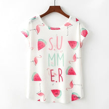 Load image into Gallery viewer, KaiTingu Summer Novelty Women T Shirt
