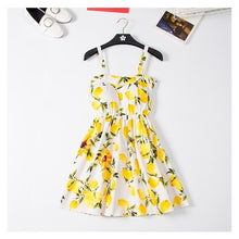 Load image into Gallery viewer, Shoulder Ruffle Summer Dress
