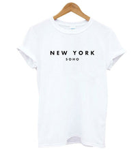 Load image into Gallery viewer, New York Soho Letter Women T-shirts