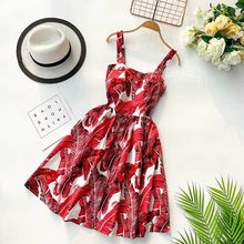 Load image into Gallery viewer, Shoulder Ruffle Summer Dress