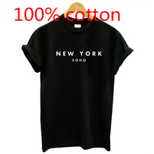 Load image into Gallery viewer, New York Soho Letter Women T-shirts
