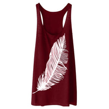 Load image into Gallery viewer, Feather Print T Shirt Dress