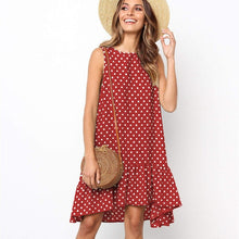 Load image into Gallery viewer, Sleeveless Dress Women Shirt Summer Beach Dress