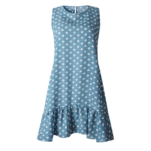 Dot Print Dress Summer Dresses