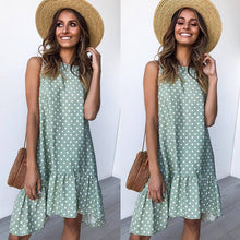 Load image into Gallery viewer, Dot Print Dress Summer Dresses