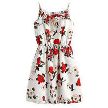 Load image into Gallery viewer, Floral Print Waist Mini Dress