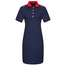 Load image into Gallery viewer, V Neck Women T Shirt Short Sleeve Dress