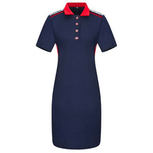 Load image into Gallery viewer, V Neck Women T Shirt Short Sleeve Dress