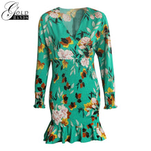 Load image into Gallery viewer, Bohemian Floral Print Women Dress
